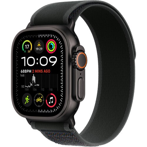 Apple Watch Ultra 2 GPS + Cellular 49mm koperta tytanowa (czarny) + opaska Trail rozmiar M/L (czarny)