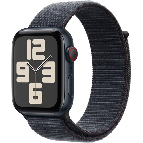 Apple Watch SE 2gen GPS + Cellular 44mm koperta z aluminium (północ) + opaska sportowa (atramentowy) 2024