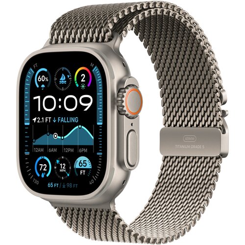 Bransoleta mediolańska do Apple Watch (44/45/46/49mm) L Naturalny