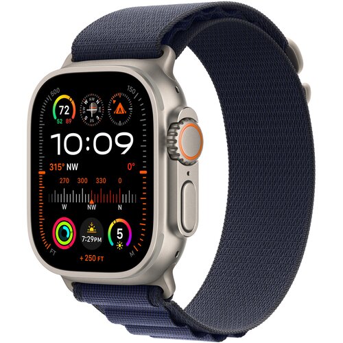 Pasek do Apple Watch (44/45/46/49mm) L Granatowy (Tytan naturalny)
