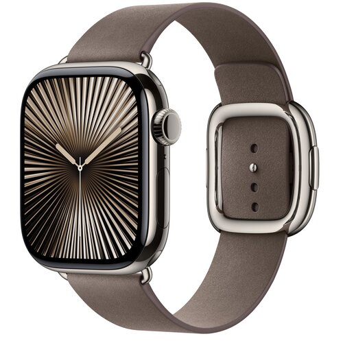 Pasek do Apple Watch (38/40/41/42mm) L Szaro-brązowy