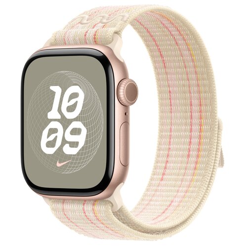 Pasek do Apple Watch Nike (38/40/41/42mm) Księżycowa poświata/różowy