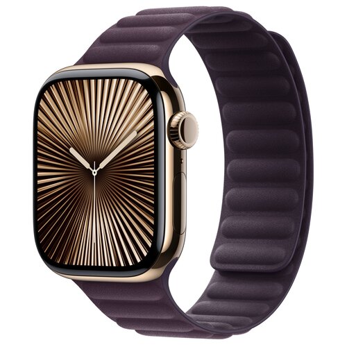 Pasek karbowany magnetyczny do Apple Watch (38/40/41/42mm) M/L Jeżyna