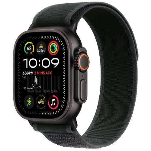 Pasek do Apple Watch (44/45/46/49mm) S/M Czarny (Tytan czarny)