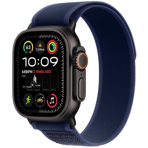 Pasek do Apple Watch (44/45/46/49mm) S Niebieski (Tytan czarny)