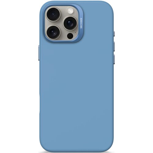 Etui DECODED AntiMicrobial Silicone MagSafe do Apple iPhone 16 Pro Niebieski