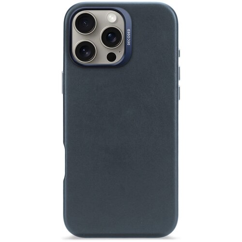 Etui DECODED Leather Case MagSafe do Apple iPhone 16 Pro Max Granatowy