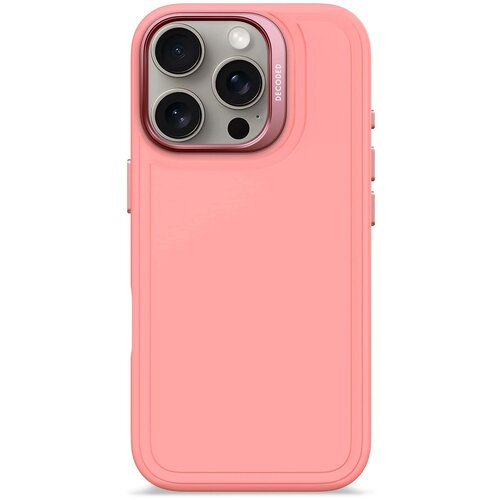 Etui DECODED Silicone Stacks MagSafe do Apple iPhone 16 Pro Max Różowy