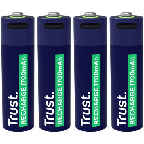 Akumulatorki AA 1700 mAh USB-C TRUST (4 szt.)