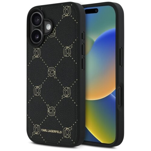 Etui KARL LAGERFELD MagSafe Karl Head do Apple iPhone 16 Pro Czarny