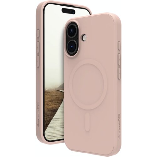 Etui DBRAMANTE1928 Greenland Pro MagSafe do Apple iPhone 16 Piaskowy róż