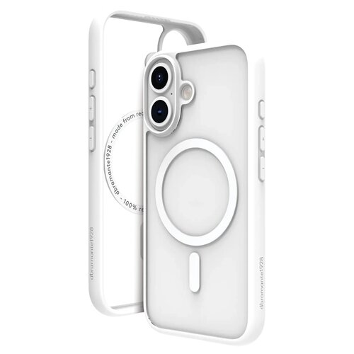 Etui DBRAMANTE1928 Grenen MagSafe do Apple iPhone 16 Biały