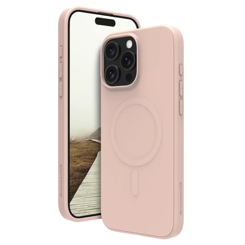 Etui DBRAMANTE1928 Greenland Pro MagSafe do Apple iPhone 16 Pro Max Piaskowy róż