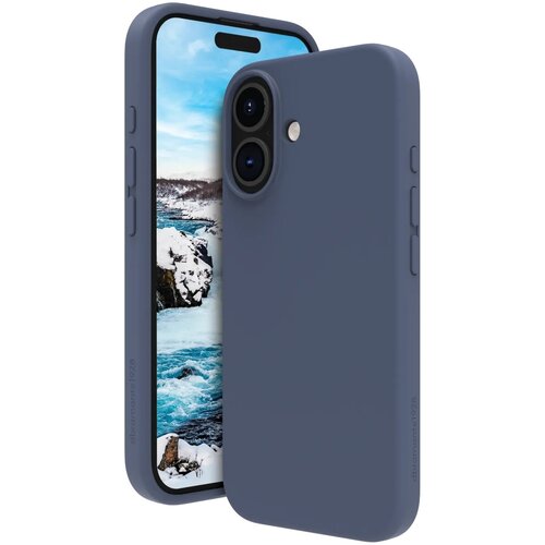 Etui DBRAMANTE1928 Monaco 2 MagSafe do Apple iPhone 16 Niebieski