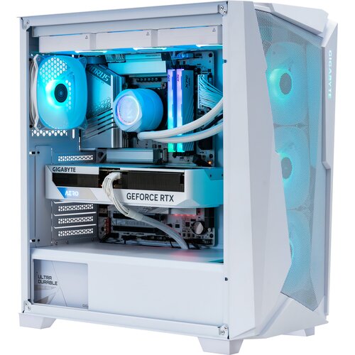 Komputer MAD DOG Powered by Gigabyte AORUS301WH-I01WR32 i7-14700KF 32GB RAM 1TB SSD GeForce RTX4070 Super DLSS 3 Wi-Fi Windows 11 Home