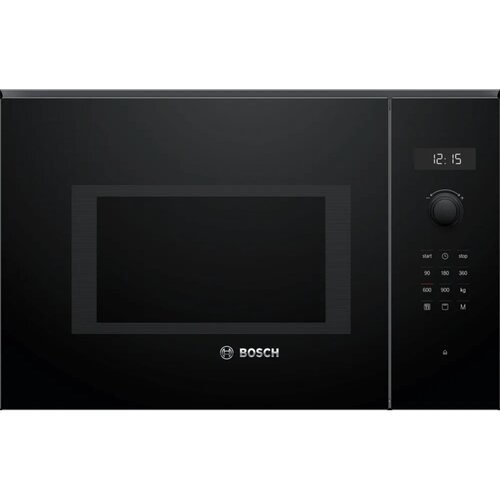 Kuchenka mikrofalowa BOSCH BEL554MB0 Serie 6 900W średnica 31.5 pojemność 25L Auto Defrost Hydroliza Czarny