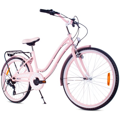 Rower młodzieżowy SUN BABY Heart Bike 24 cale dla dziewczynki Różowy