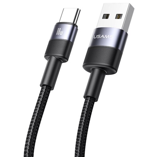 Kabel USB - USB-C USAMS SJ718 1.2m Stalowy