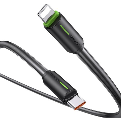 Kabel USB-C - Lightning USAMS SJ735 1 m Czarny