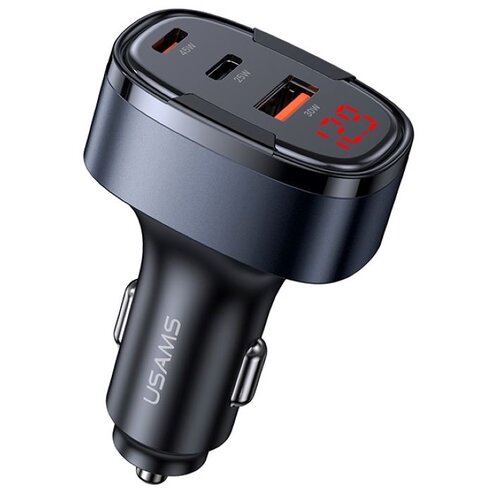 Ładowarka samochodowa USAMS C42 100W Fast Charge Czarny