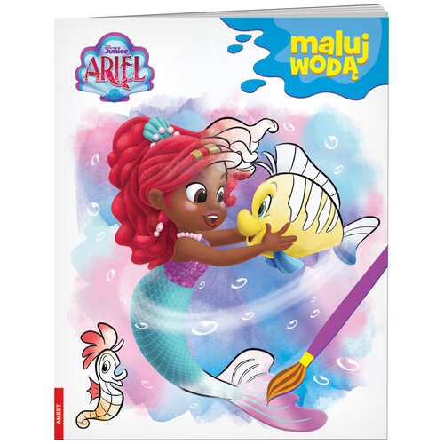 Kolorowanka Disney Junior Ariel Maluj wodą MW-9124 (miękka okładka)