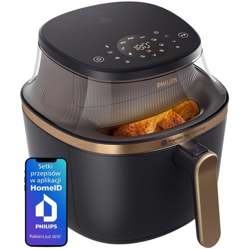 Air Fryer Frytkownica beztłuszczowa PHILIPS Ovi Mini Air Fryer Seria 3000 NA322/00 dostępem do 1000 darmowych przepisów