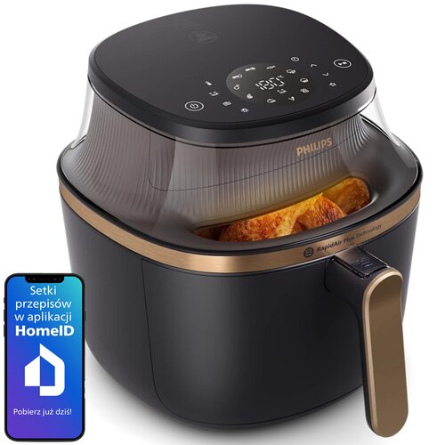 Air Fryer Frytkownica beztłuszczowa PHILIPS Ovi Mini Air Fryer Seria 3000 NA322/00 dostępem do 1000 darmowych przepisów