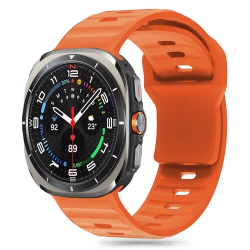 Pasek TECH-PROTECT Silicone Line do Samsung Galaxy Watch Ultra (47mm) Pomarańczowy