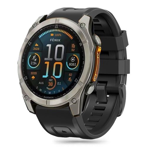 Pasek TECH-PROTECT Silicone do Garmin Fenix 5X/5X Plus/6X/6X Pro/7X/8 (51 mm) Czarny