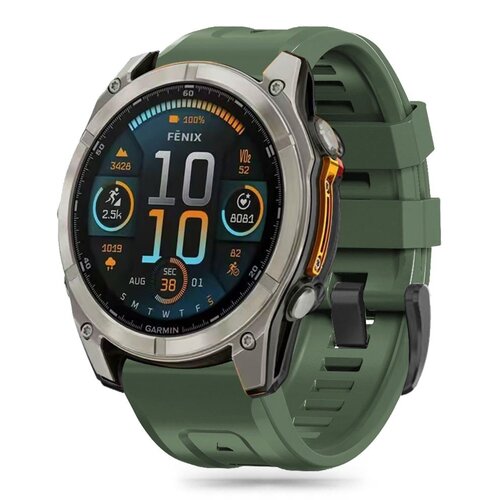 Pasek TECH-PROTECT Silicone do Garmin Fenix 5/6/6 Pro/7/8 47 mm/E Zielony