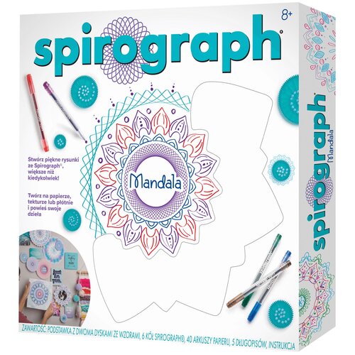 Zestaw kreatywny SPIROGRAPH Mandala 033-1754