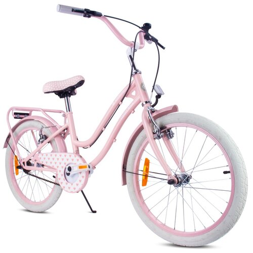 Rower dziecięcy SUN BABY Heart Bike 20 cali dla dziewczynki Różowy