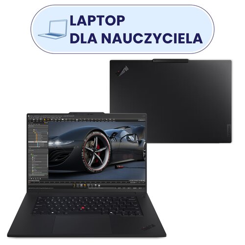 Laptop LENOVO ThinkPad P1 Gen 7 16" 165Hz Ultra 7-165H 32GB RAM 1TB SSD GeForce RTX4060 DLSS 3 Windows 11 Professional