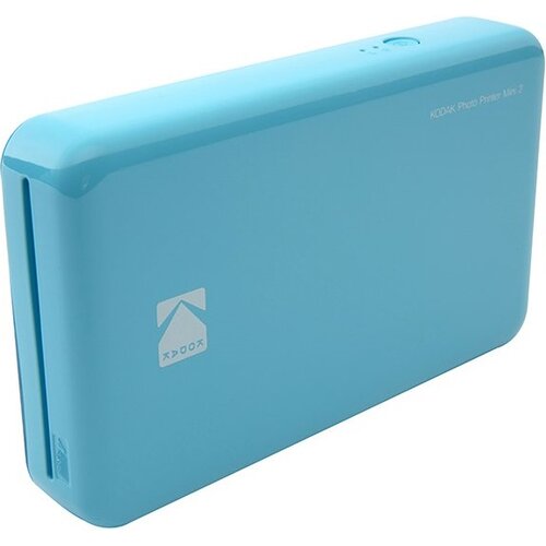 Drukarka KODAK Mini 2 Druk w kolorze, Bluetooth Niebieski + Wkłady AgfaPhoto AMC20 20 arkuszy