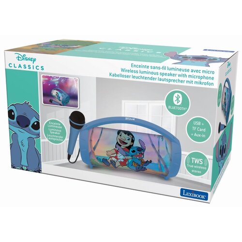 Głośnik mobilny LEXIBOOK Disney Stitch BTP585DZ Niebieski