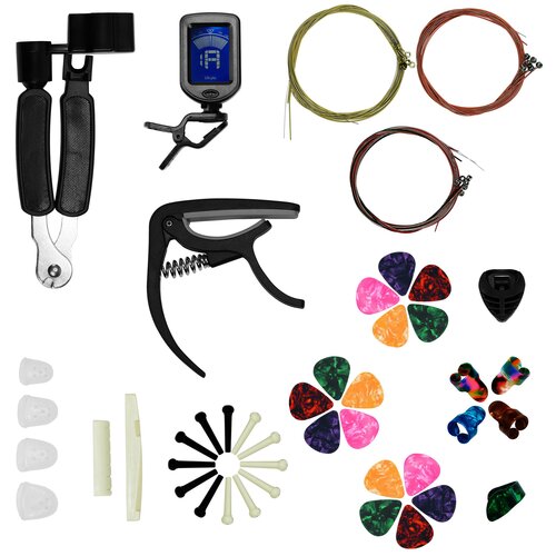 Zestaw akcesoriów do gitary akustycznej MUSICMATE MM-A90 AcousticPack