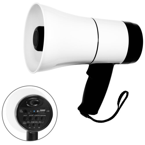 Megafon MUSICMATE MM-GH17 SpeakPower Czarno-biały