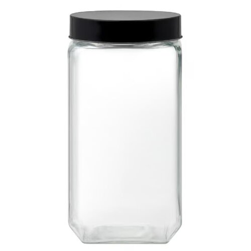 Słoik DOMOTTI Milos 2.2 L Czarny