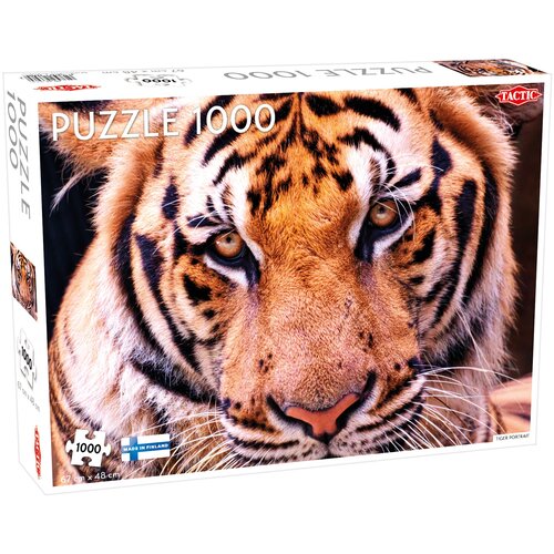 Puzzle TACTIC Lovers Tiger Portrait 56626 (1000 elementów)
