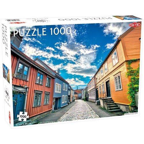 Puzzle TACTIC Lovers Trondheim Old Town 56650 (1000 elementów)
