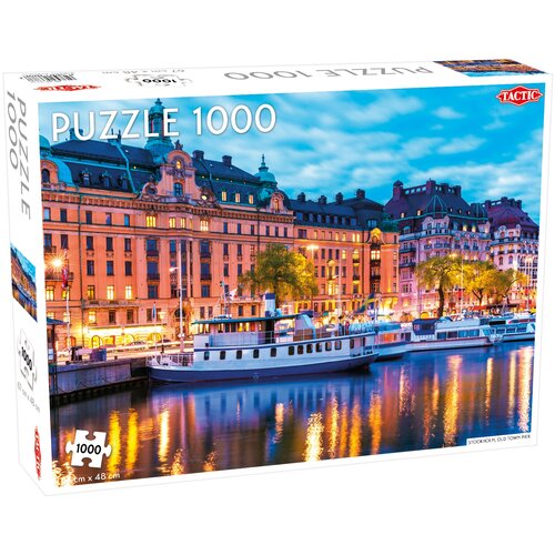 Puzzle TACTIC Lovers Stockholm Old Town 56678 (1000 elementów)