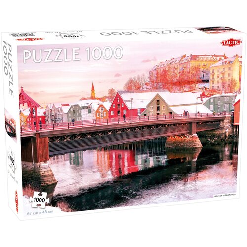Puzzle TACTIC Lovers Nidelva in Trondheim 56648 (1000 elementów)