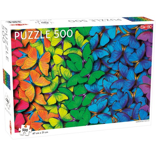 Puzzle TACTIC Lovers Rainbow Butterflies 56659 (500 elementów)