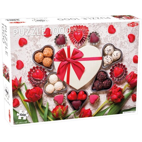 Puzzle TACTIC Lovers Sweets for My Sweet 58277 (1000 elementów)