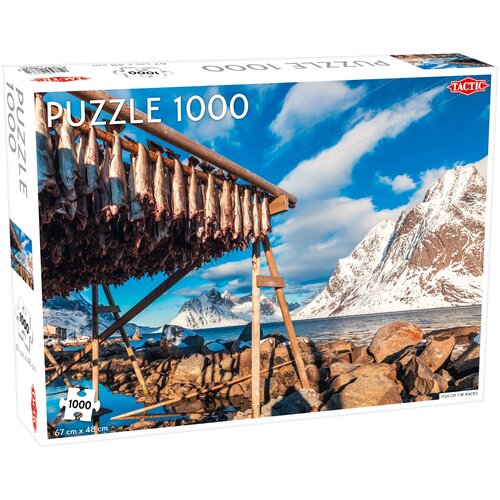 Puzzle TACTIC Lovers Fish on the Racks 58673 (1000 elementów)