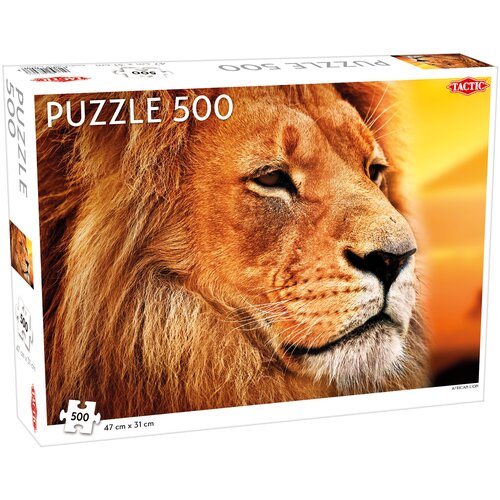 Puzzle TACTIC Lovers African Lion 58306 (500 elementów)