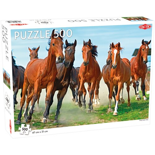 Puzzle TACTIC Lovers Wild and Free horses 58685 (500 elementów)