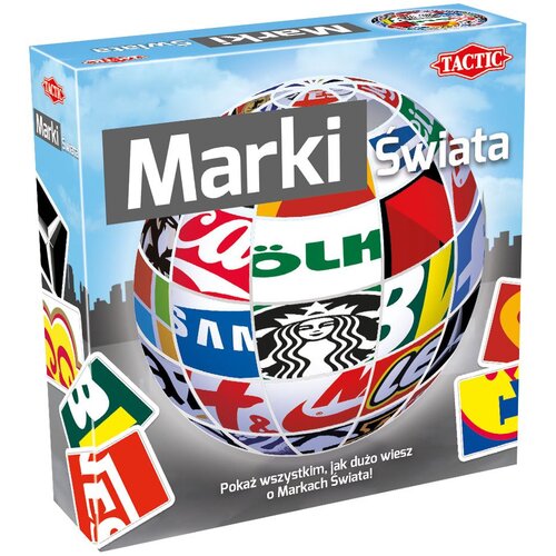Gra karciana TACTIC Marki świata 58231