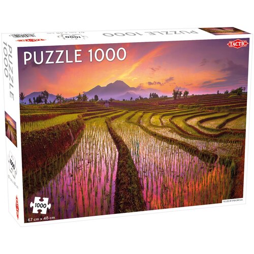 Puzzle TACTIC Lovers Fields in Indonesia 58249 (1000 elementów)