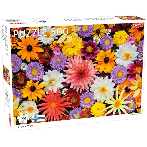 Puzzle TACTIC Lovers Garden Flowers 56747 (500 elementów)